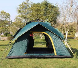 牛津布涂銀拉繩自動(dòng)帳篷 為戶外野營(yíng)增添舒適與便捷
